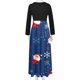 thumbnail image 4 of Vestidos Para Mujer Vestidos de Otoño Tallas Grandes Estampado Navideño Manga Larga Cuello Redondo Hasta El Tobillo Vestido Largo Odeerbi ODB151638, 4 of 6