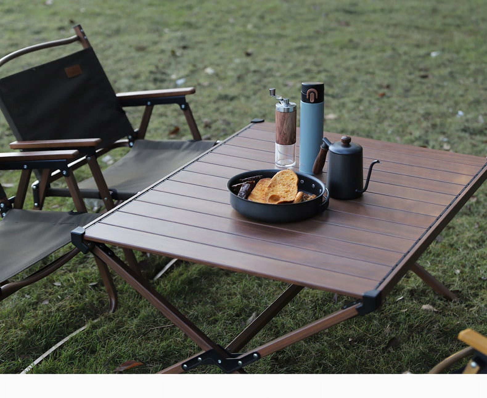 Amazon.co.jp: Hilander Bamboo Roll Top Table 60 : Sports