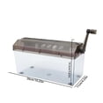 thumbnail image 3 of YardChic Mini Paper Shredder, Paper Folding Machine, Portable Manual Hand Crank Paper Shredder, Desktop Strip Cut Paper Shredding Machine, Small Paper Shredder for Home Office Classroom Desktop Use, 3 of 4