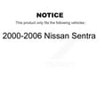thumbnail image 2 of Kugel Front Rear Wheel Bearing and Hub Assembly Kit for Car 2000-2006 Nissan Sentra - Left Right Side (Driver Passenger) K70-101579, 2 of 8