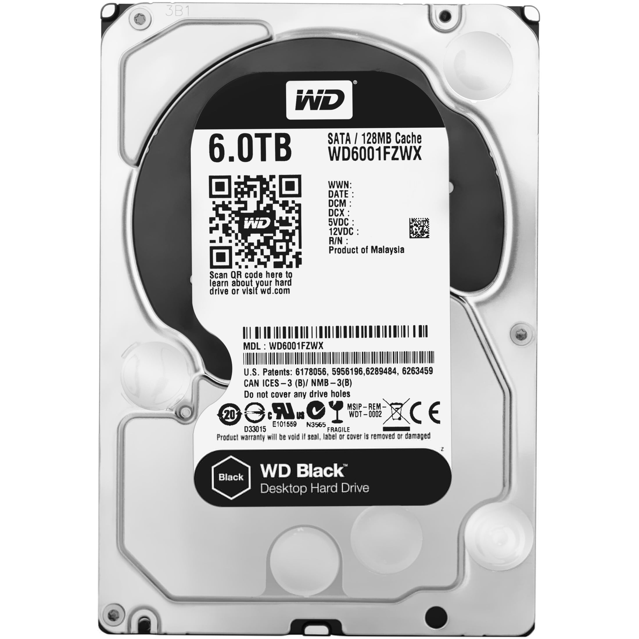 WD Black 6 TB 3.5inch Performance Hard Drive