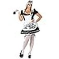 thumbnail image 3 of California Costumes womens Plus-size Dark Alice Dress Adult Sized Costume, Black/White, 1XL 16-18 US, 3 of 4