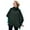 Green, variant on Aran Woollen Mills Ladies Irish Wool Cape – Cowl Neck – Gray, Adult One Size