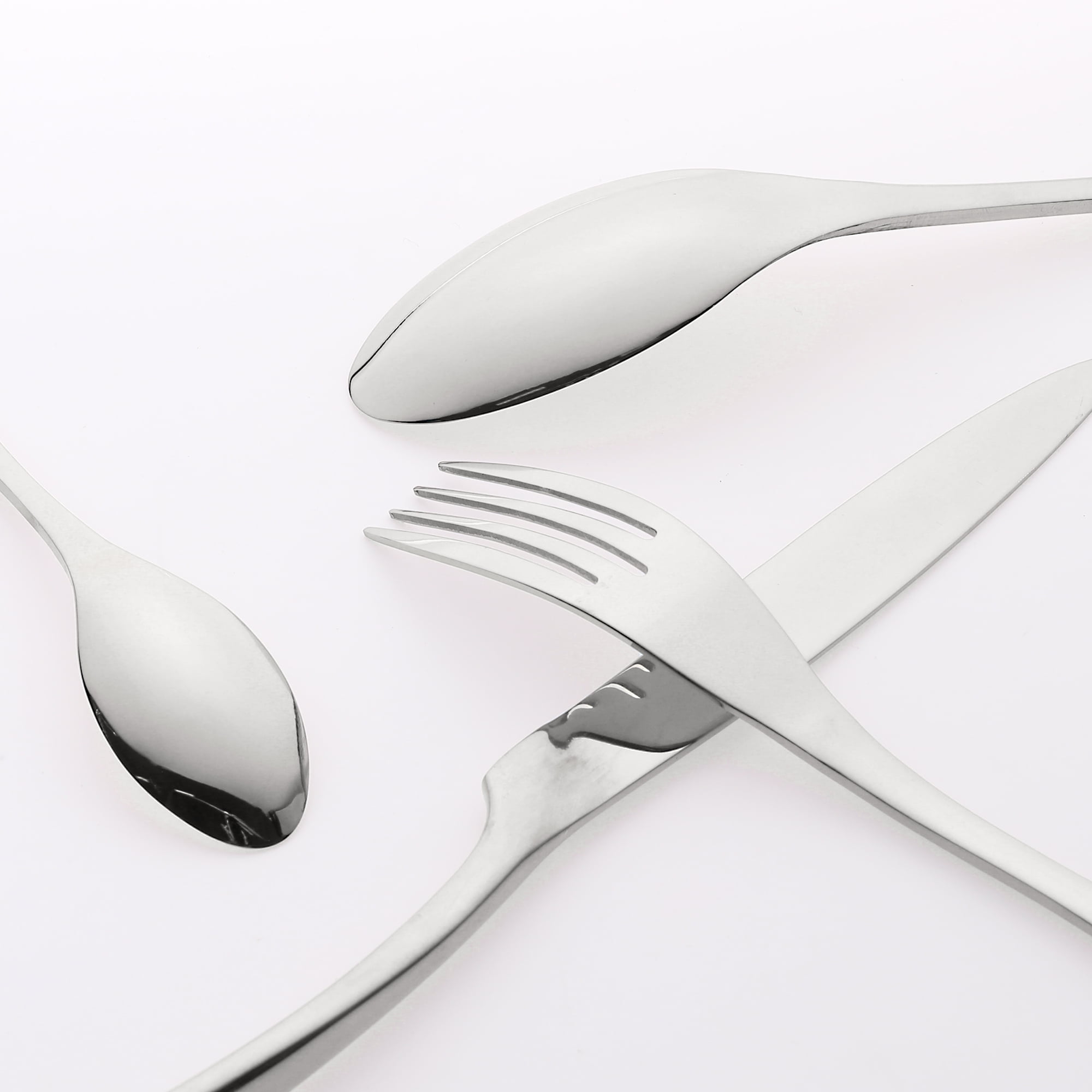 Unique Bargains Stainless Steel Silverware Set Silver 4 Pcs