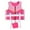 Z15-Pink, variant on YUEHUA Boy's Girl's Life Jacket, USCG Approved Type III PFD, Kid Lightweight EPE Foam Life Vest, with Quick-Release Buckles and Drain Holes, for Fishing, Boating