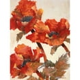 thumbnail image 3 of Kamikura, Joyce 12x14 Black Modern Framed Museum Art Print Titled - Poppies II, 3 of 5