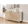 thumbnail image 6 of Elegant Decor Reflexion 6 Drawer 60" Mirrored Dressser in Antique Silver, 6 of 13