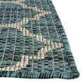 thumbnail image 4 of Outdoor Khence Collection Area Rug Teal - 13' Round, 4 of 5