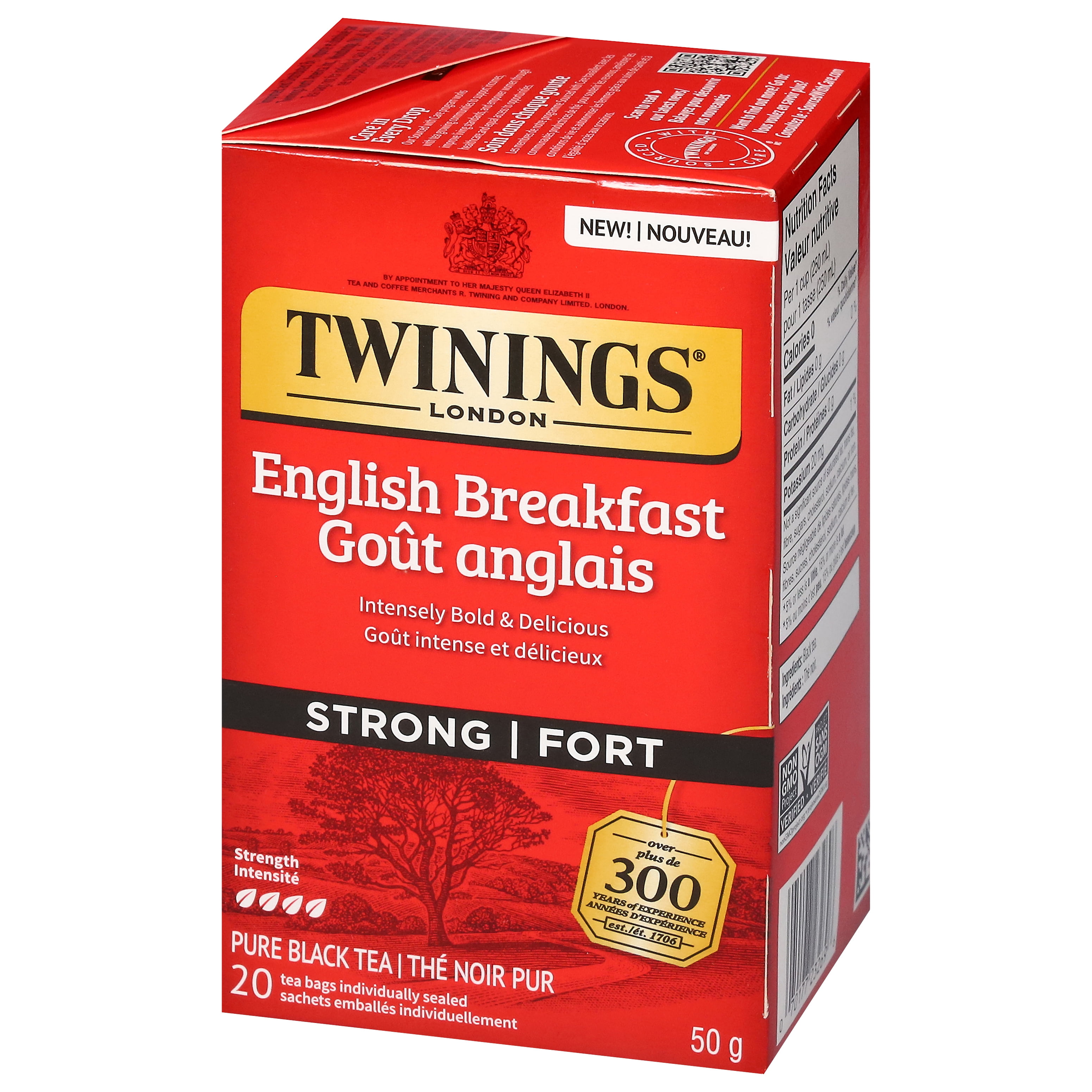 Twinings English Breakfast Strong Tea 20s - Walmart.ca