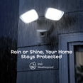thumbnail image 6 of Geeni Lighthawk Smart Outdoor Floodlight Camera - 3MP Ultra-HD Video, 1800 Lumens, Motion-Activated Security Light, Two-Way Audio, & Built-in Siren - Dual-Band 2.4/5GHz Wi-Fi, 6 of 9