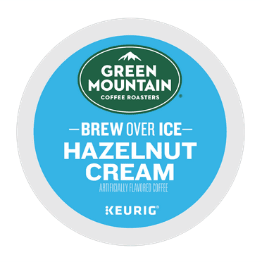 Coffee Roasters Brew Over Ice Hazelnut Cream, K-Cups, 72 Count