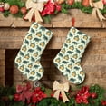 thumbnail image 6 of Bingfone Cartoon Turtles Print Personalized Christmas Stocking - Snowman Design Large 18 inch,Family Holiday Season Decor, 6 of 8