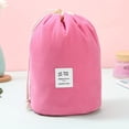 thumbnail image 2 of WIFKLSIIPG Flannelette Cylinder Drawstring Convenient Cosmetic Bag Travel Storage Bag Cosmetic Storage Bag, 2 of 8