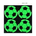 thumbnail image 2 of Unique Bargains Reflective Stickers, 8in2 Sets 2.6 Inch Adhesive Football Caution Warning Safety Tape Strips, Green, 2 of 5