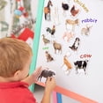 thumbnail image 4 of Magdum 16 imanes para nevera con forma de animales de granja para niños pequeños, 4 of 9