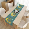 thumbnail image 1 of CHAO Camino de mesa con decoración de Ramadán con estrella dorada y luna para decoración de mesa de Ramadán 33 x 200 cm 11, 1 of 2