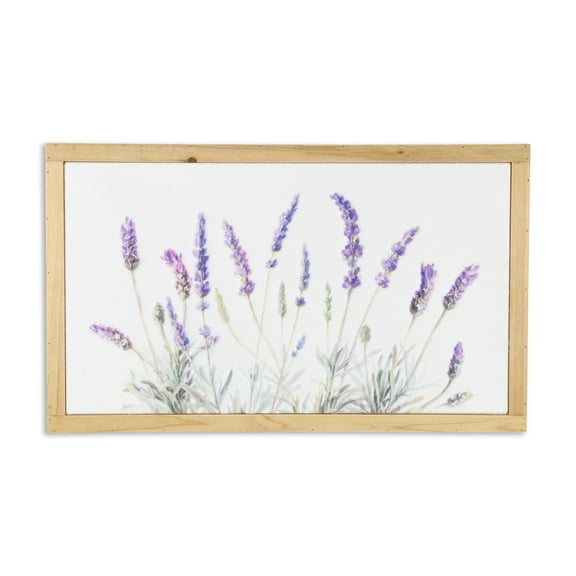 Lyulia Horizontal Flowering Lavender Bouquet Wall Panel