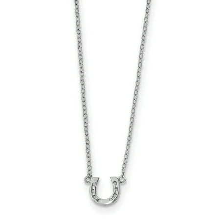 Horseshoe Italian Charm - 925 Sterling Silver 2 Inch Extension Horseshoe Chain Necklace Pendant Charm Good Luck/italian Horn For Women