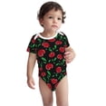 thumbnail image 2 of Gaeub Cherry Print Infant Climbing Onesie,Toddler Outfit,Newborn Baby Bodysuit,Baby Boy Girl Clothes -3 Months, 2 of 6