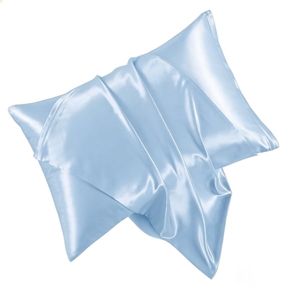 4 Pack Zippered Satin Pillowcases - Silk-Like Soft Luxury Pillow Covers, Hair-Friendly & Skin-Gentle Bedding, Wrinkle-Resistant & Breathable Pillow Cases for Bedroom Sleep Comfort