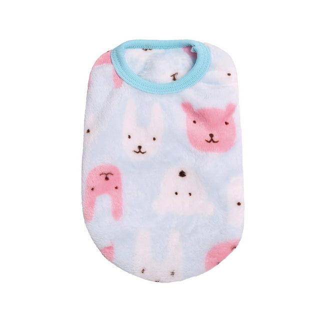 Methold Ropa para mascotas Chaleco de terciopelo coralino Chalecos elásticos para mantener el calor con patrones lindos Ropa Suministros de Ropa para mascotas tipo 3 L Methold PT000674-09