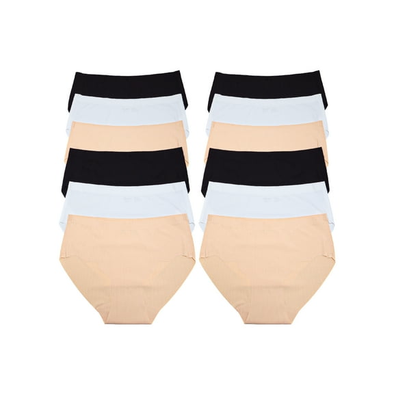 Angelina Nylon Lasercut Hiphuggers with Scallop Detail (6 or 12 Pack)