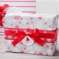 thumbnail image 4 of Coofit 25 Yard Snowflake Christmas Ribbon DIY Snowflake Organza Ribbon Gift Wrap Ribbon, 4 of 10