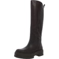 thumbnail image 1 of Sam Edelman Womens Larina Leather Pull On Knee-High Boots Brown 9 Medium (B,M), 1 of 5