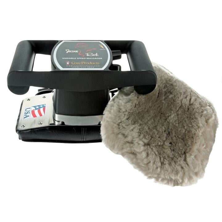 Core Products Jeanie Rub Variable Speed Massager Sheepskin Cover Combo