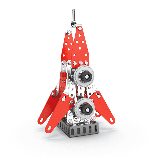 Jixin Xyzhi Building Sets Stem Assembly Metal 3-D Puzzle Rockets Building Kit Construction Set Toys Parent-Child Interaction Construction Sets Gifts for Kids 6-16