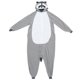 thumbnail image 2 of Animal Pajamas Raccoon Costume Onesie For Men And Women Size XL Multi Warmth 1Pack, 2 of 5