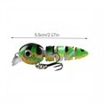 thumbnail image 2 of MInHoues Sinking Multi-Joint Swimbait, 2.17" Hard Plastic Artificial Fishing Lure with Treble Hook, Lifelike Segmented Bait for Bass and Trout, Freshwater Fishing Gear, 2 of 4