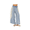 Blue, variant on Women's Casual Striped Wide Leg Pants Loose Fit Elastic Waist Lounge Pants Palazzo Trousers