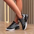 thumbnail image 7 of KANG Fashion Women's Two-Tone Lace-Up Sneakers, Breathable Mesh Running Shoes, Lightweight and Comfortable Casual Walking Trainers for Outdoor Sports Hot Pink 42, 7 of 7