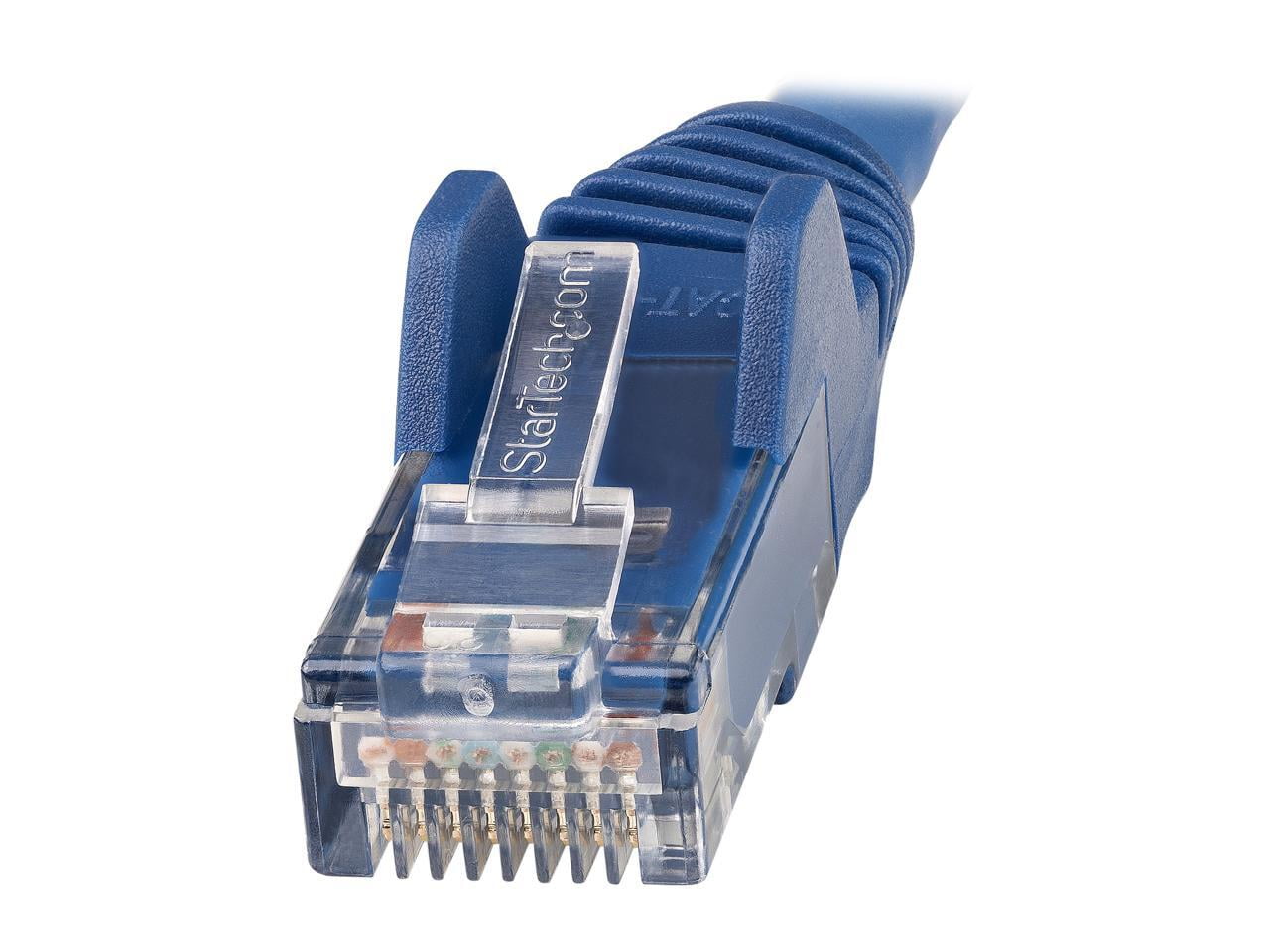 StarTech 30ft (9m) CAT6 Ethernet Cable - LSZH (Low Smoke Zero Halogen) - 10 Gigabit 250Mhz 100W PoE RJ45 UTP Network Patch Cord Snagless w/Strain Relief - Blue CAT 6, ETL Verified (N6LPATCH30BL)