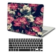 thumbnail image 1 of KSK KAISHEK Only for Old Version MacBook Air 13" Case 2017-2014/2013//2012/2011/2010 Release Model A1369 & A1466, Plastic Hard Shell Case + Black Keyboard Cover, Flowers 268_1, 1 of 5
