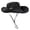 Black, variant on gcong Wide Brim Sun Hat, UPF 50+ Summer Travel Fishing Hiking Men Bucket Hat