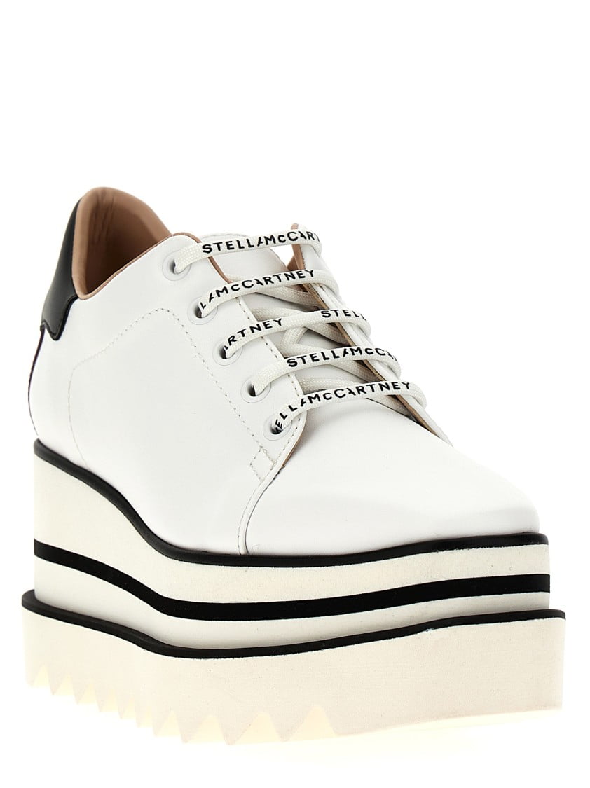 スニーカー Stella McCartney 'Sneak-Elyse' wedge (810078E00054 9222) Stella Mccartney Sneak-Elyse' Wedge White (Women's