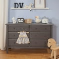 thumbnail image 2 of DaVinci Jayden 6-Drawer Double Dresser in Slate, 2 of 5