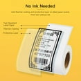thumbnail image 4 of White Blank Thermal Printing Paper Roll for B21 Label Printer Barcode Price Size Name Label Paper Waterproof Oil-Proof Tear Resistant 30*15mm 460sheets/roll for B3S/B11 Thermal Printer, 4 of 7