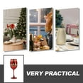 thumbnail image 3 of HONMEET Red Wine Glasses with Stems Set of 4 Festive Christmas Goblets for Holiday Parties and Celebrations, 3 of 6