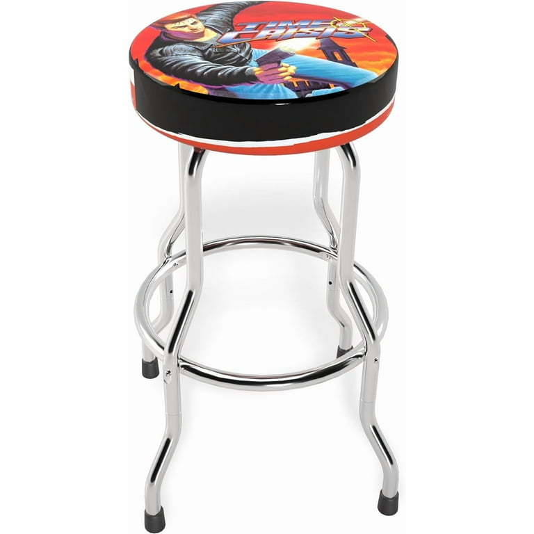 Arcade1Up Time Crisis Adjustable Stool - Plated Steel Frame