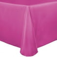 thumbnail image 1 of Ultimate Textile (5 Pack) Satin 108 x 132-Inch Rectangular Tablecloth - for Wedding, Special Event or Banquet use, Rose Pink, 1 of 4