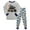 b127-Grey, variant on KPOPLK Toddler Baby Boys Pajamas Winter Truck Print Long Sleeve Pjs Sleepwear Kids Loungewear Shirt Pants Sets Clothes Sky Blue Size 7-8 Years