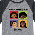 thumbnail image 3 of Disney's Encanto - Magic Awaits You Panels - Toddler And Youth Raglan Graphic T-Shirt, 3 of 4