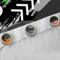 thumbnail image 4 of Homewish Orange Racing Car Blackout Curtains Set of 2 (52x84 Each),Abstract Gray Graffiti Window Curtains,Speed Competition Curtains and Drapes For Boys Kids,Ultra Soft Home Decor, 4 of 6