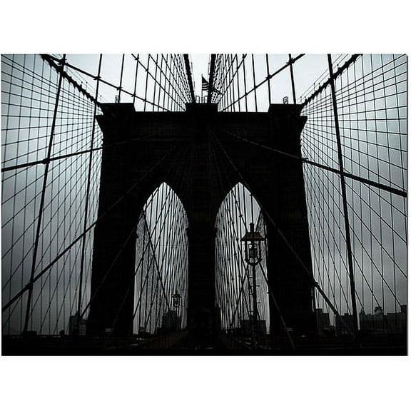 Trademark Fine Art "Brooklyn Bridge" Canvas Art by Tammy Davison