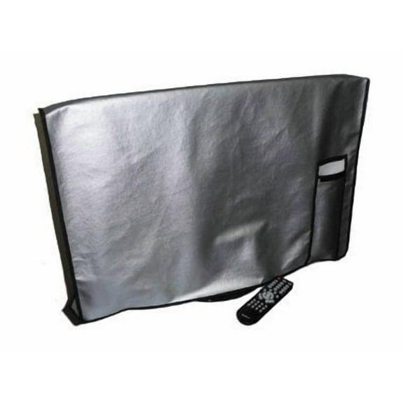 42" Flat Panel TV Cover with pocket for Remote Vinyl Padded Dust Covers. Ideal for Outdoor Locations.