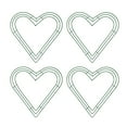 thumbnail image 2 of Joernso 1/4Pcs Love Heart Wreath Frame DIY Artificial Wreath Ring Wedding Party Birthday Indoor Outdoor Garden Patio Decoration Accessories, 2 of 8