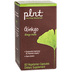 plnt Organic Full Spectrum Ginkgo Biloba Herb Standardized Ginkgo Extract 400mg per serving (60 Veggie Capsules)